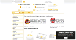 Desktop Screenshot of meinedruckerei24.de